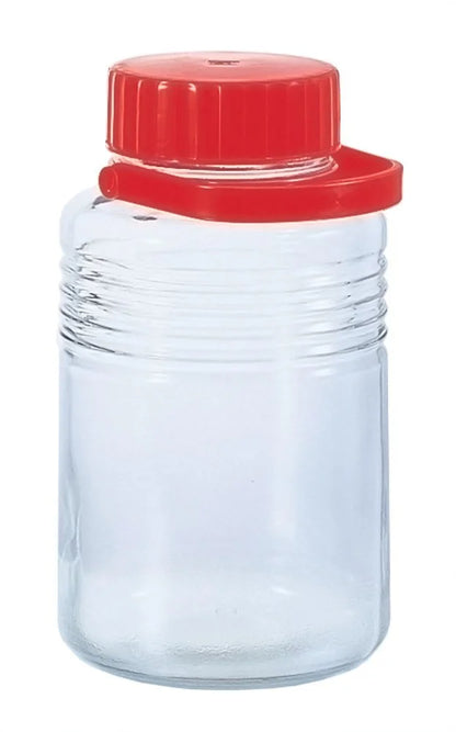 Aderia Plum Wine Bottle 8L Japan With Inner Plug Handle Certified For Long-Term Storage 763
