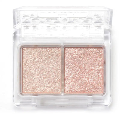 Canmake Glitter Mania 2-Color Eyeshadow 2.7g Pink Beige Shine Pearl