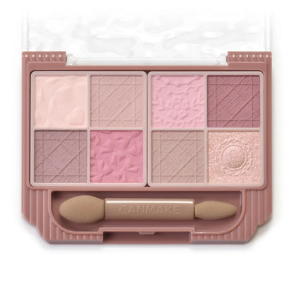 Canmake Petit Palette M02 Romantic Fog Matte Eyeshadow 2g Multi-Color