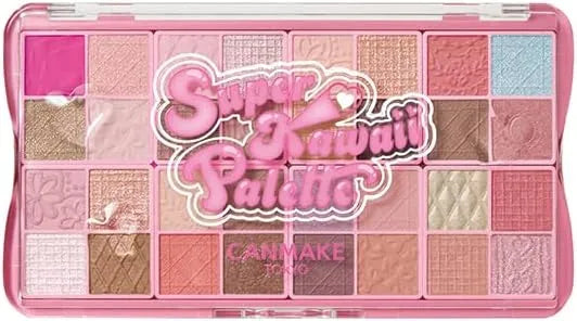 Canmake Super Cute Eye Shadow Palette 32 Colors 7g 40th Anniversary