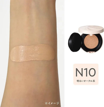 Cezanne Serum Cushion Foundation Sheer Cover Glossy Finish