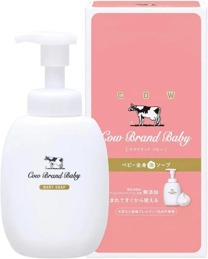 Cow Brand Mutenka Baby Full Body Foaming Soap Pump