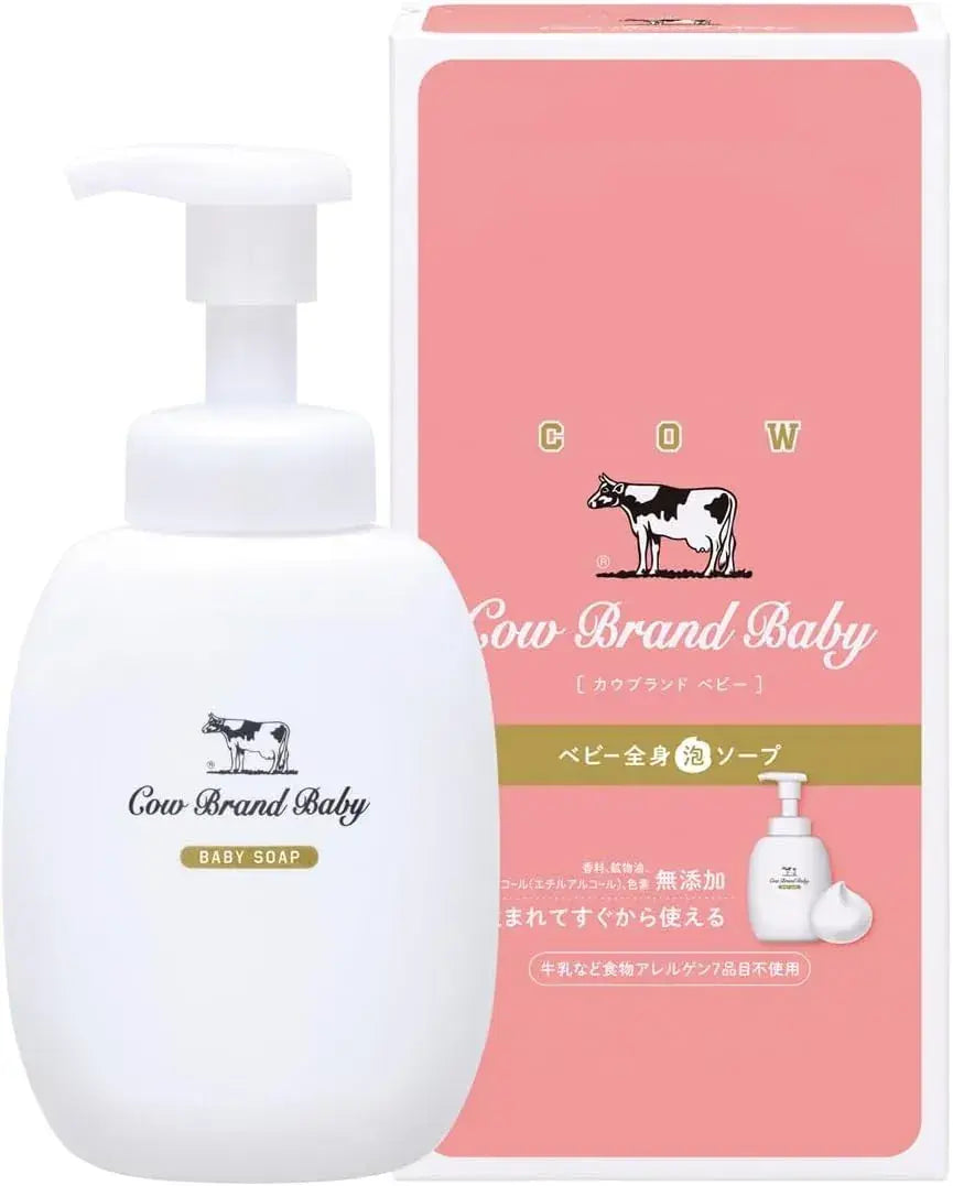 Cow Brand Mutenka Baby Full Body Foaming Soap Pump