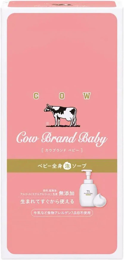 Cow Brand Mutenka Baby Full Body Foaming Soap Pump