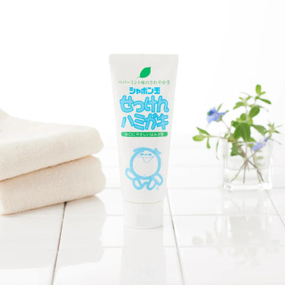 Dentifrice Savon Shabondama 140G Formule Blancheur Sans Fluor