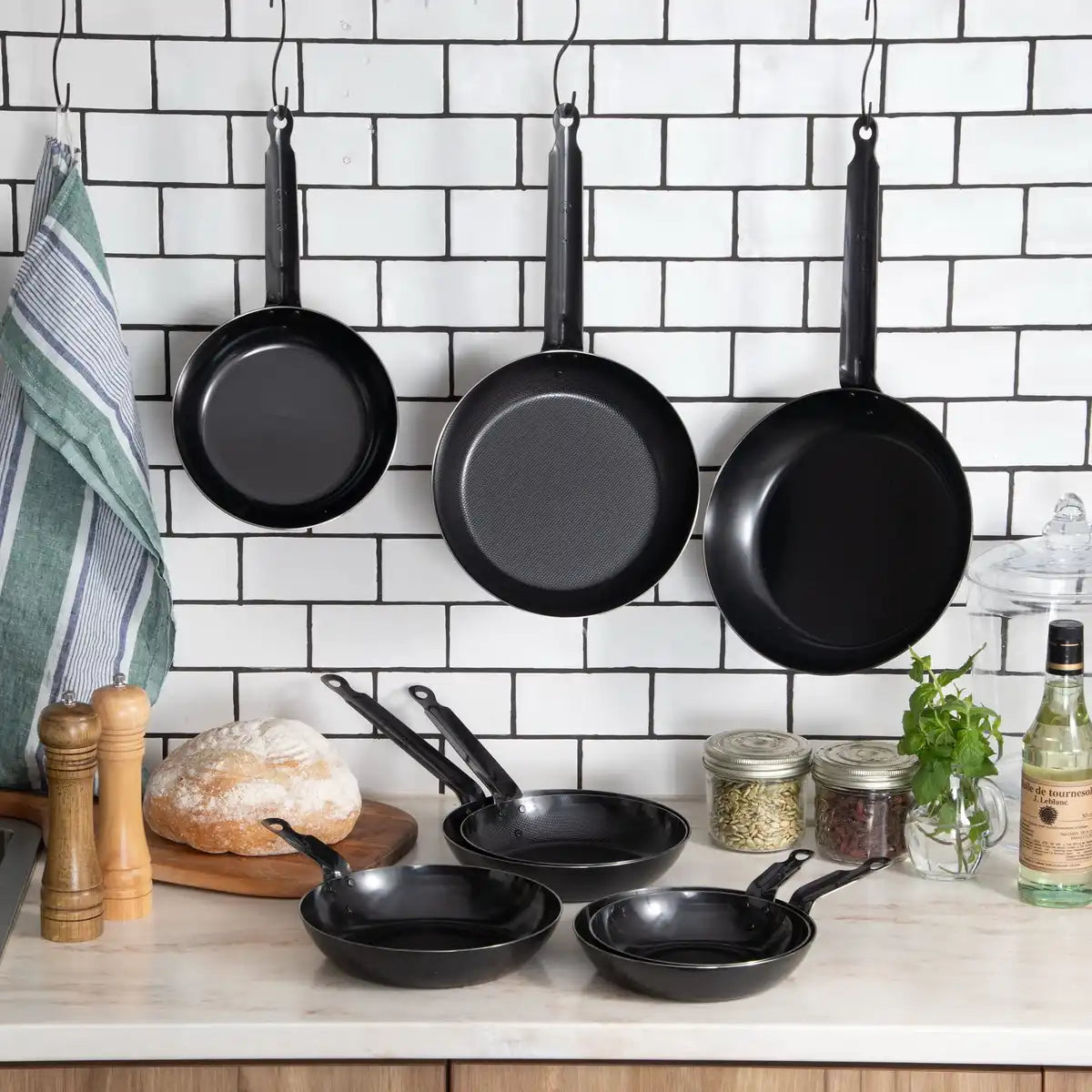 Endo Shoji Tkg 28cm Iron Frying Pan - Uniform Heat IH Compatible