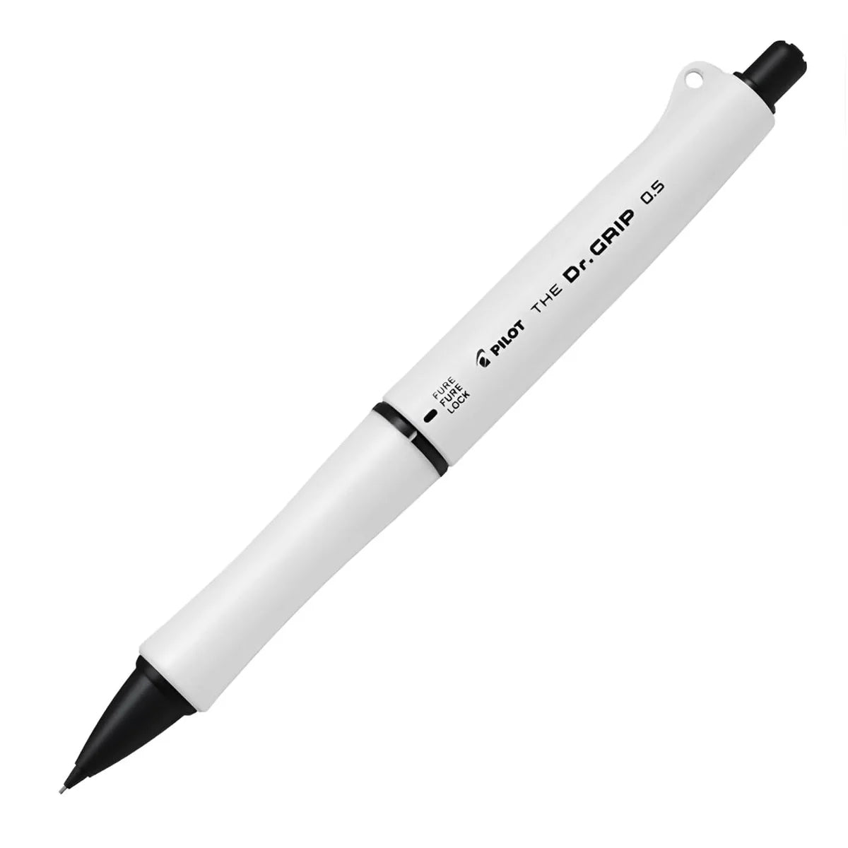 Pilot Dr. Grip Mechanical Pencil 0.5mm Matte White with Black Accent