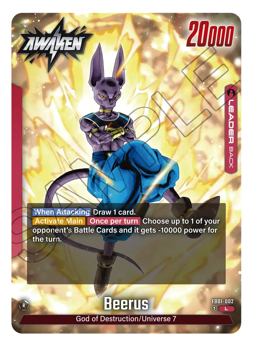 Dragon Ball Super Card Game Fusion World FB01 Awakened Pulse - Box of 24 packs.