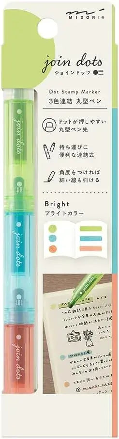 Designphil Midori Dusty A Water Based Connecting Pen - Bright 1 Piece - 4902805381475