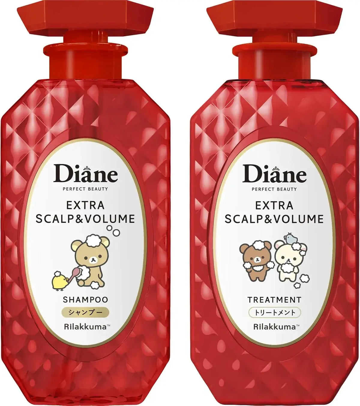 Diane Perfect Beauty Silky Shine Shampoo and Treatment - Rilakkuma Scalp & Volume Set - 4580632126454