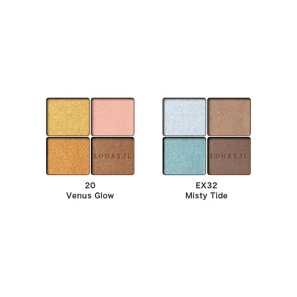 Lunasol Eye Coloration 20 Palette - Rich Pigmentation and Blendable Shades