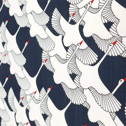 Hama Pattern Japanese Shukutsuru Con Wrapping Cloth 50Cm