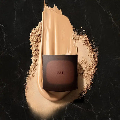 Est Illuminating Powder Foundation Oc203 - Radiant Finish Makeup Base