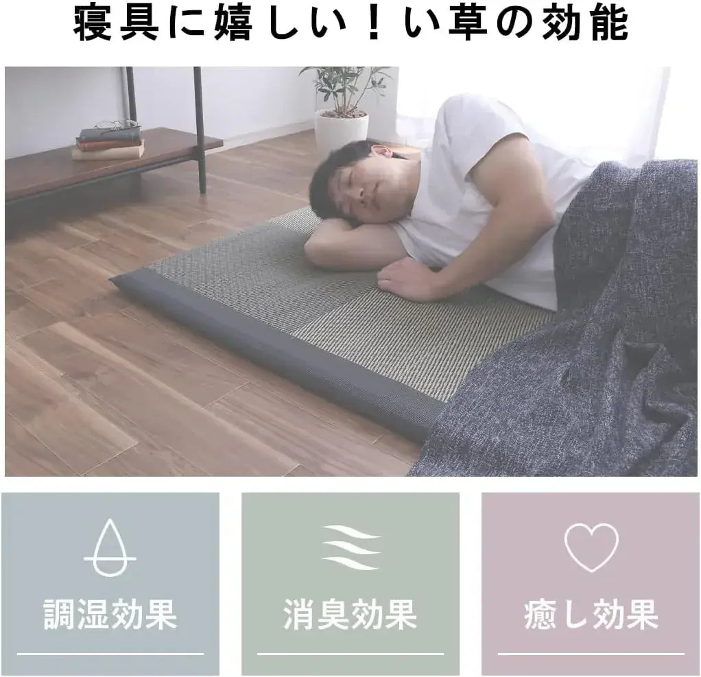 Ikehiko Corporation Grass Sheet Bed Pad Single Size Green