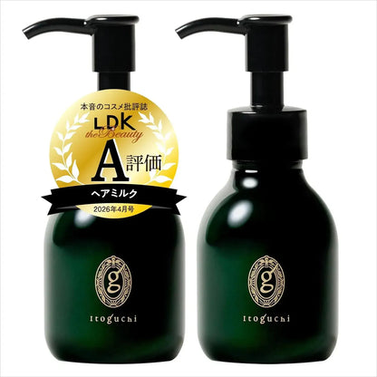 Itoguchi Midori Mayu Silky Hair Milk Silicone-Free Hair Treatment - 2 Pieces - 4580049601582