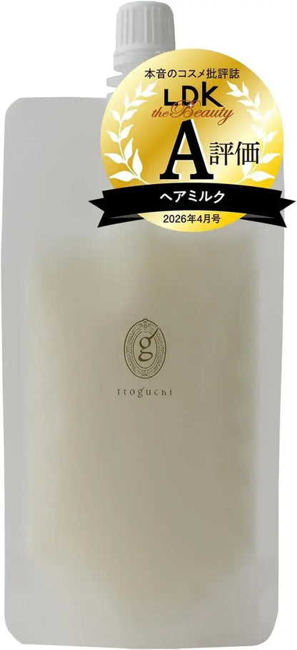 Itoguchi Midori Mayu Silky Hair Milk Silicone-Free Hair Treatment - Refill - 4580049601629