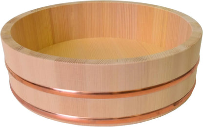 Kiso Crafts Ohitsu Wooden Sawara Sushi Rice Stand Made in Japan