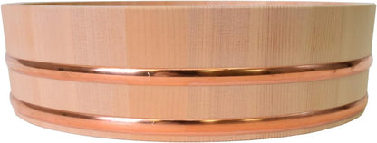Kiso Crafts Ohitsu Wooden Sawara Sushi Rice Stand Made in Japan - 11.8 Inch (30cm)
 - 4582119767204