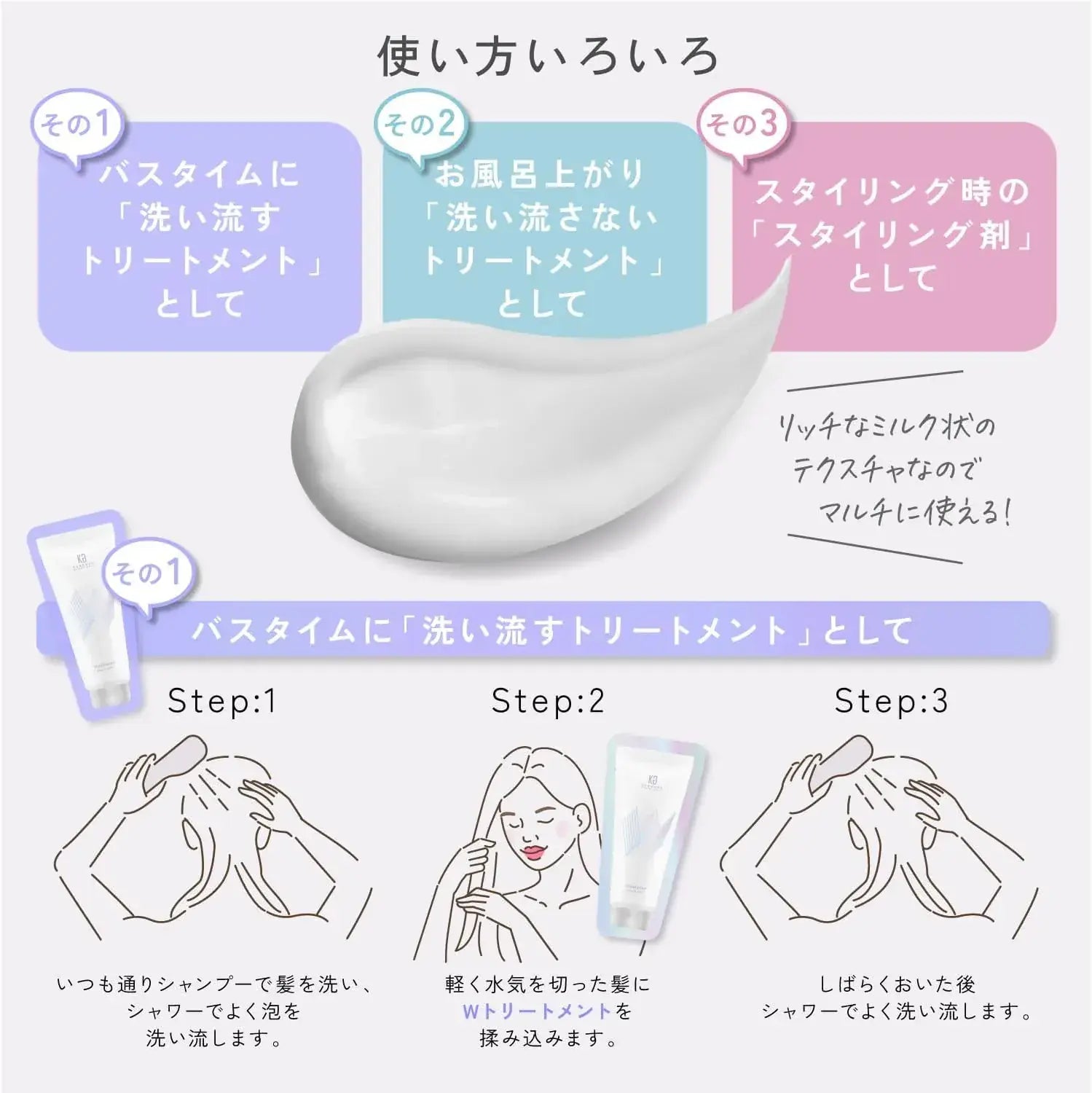 Kyogoku W Treatment Rinse and No Rinse Salon Exclusive