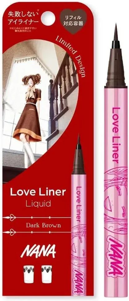 LoveLiner Love Liner Liquid Eyeliner - Dark Brown-Normal Brush - 4570159426809
