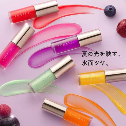Lunasol Deui Reflect Lip Oil 05 Plump Juicy Glossy with Pearls