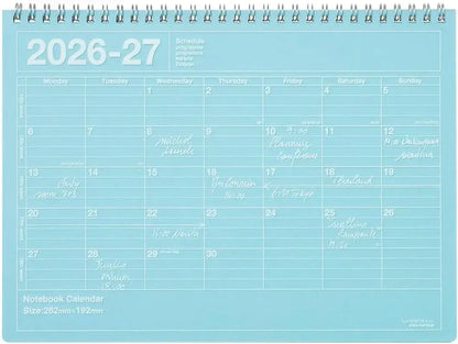 Mark's 2026 Planner Schedule Book Monthly Calendar Notebook - Blue - 4550045160277