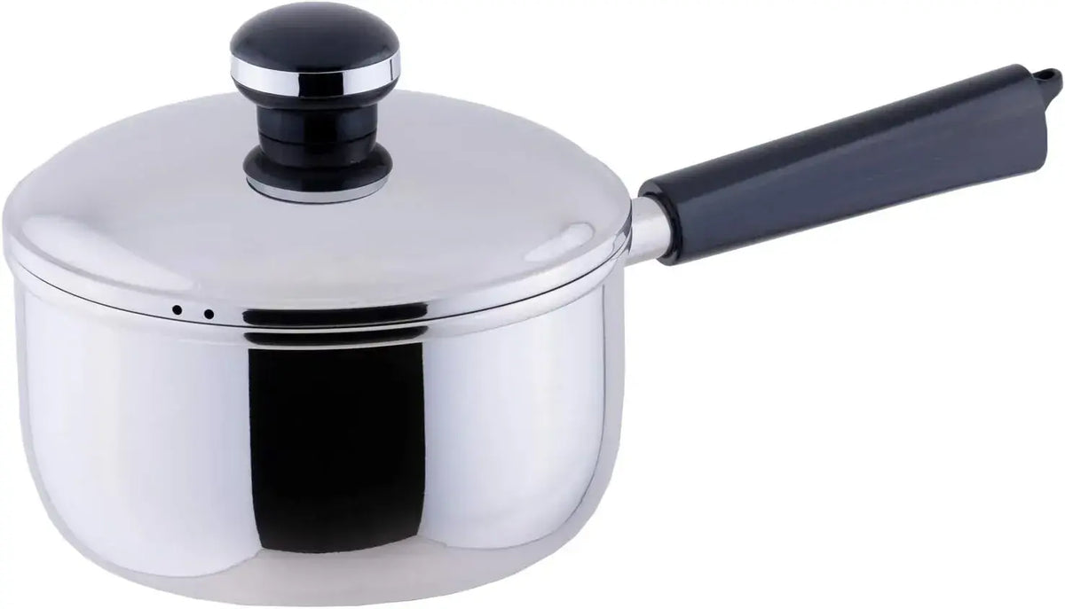 Miyazaki Seisakusho Single Handle Saucepan - Object 1.2L, 14cm - 4953794000021