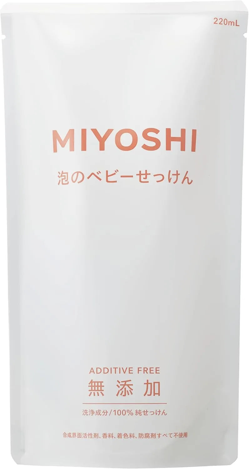 Miyoshi Additive-Free Foaming Baby Soap Refill