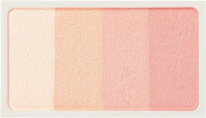 Muji Cheek Color Makeup Powder - Coral Orange - 4550583916763