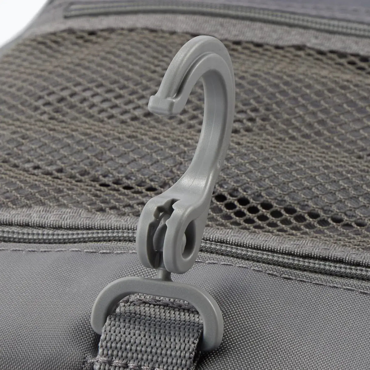 Muji Polyester Hanging Toiletry Case Medium Gray