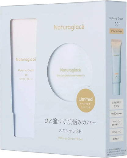 Naturaglace BB Cream SPF50 PA+++ Makeup Base Face Powder