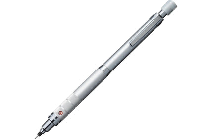 Mitsubishi Pencil Kurtoga Knurled 0.5 Silver Mechanical Pencil M510171P.26 - Made In Japan