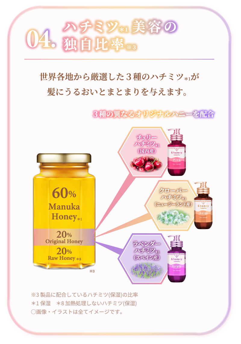 &honey Shampoo Coloré avec Formule Hydratante Color Plus 250ml