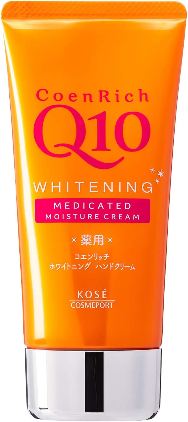 Hair Coenrich Q10 White Hand Cream 80G von Kose - Feuchtigkeitsspendend & Aufhellend