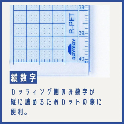 Raymay Fujii Non Slip Cutting Ruler