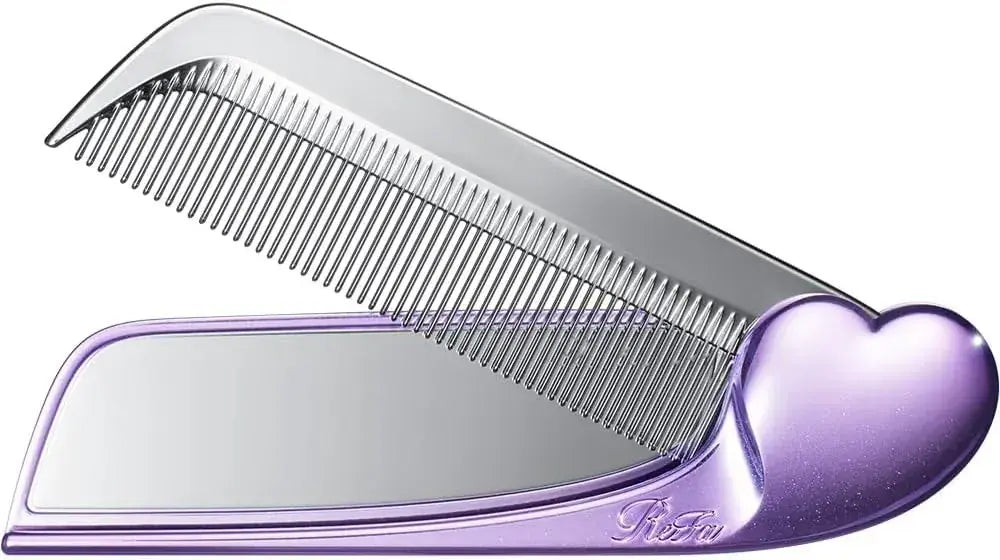 ReFa Aira Mirror Comb Hair Comb - M Purple - 4974011861102