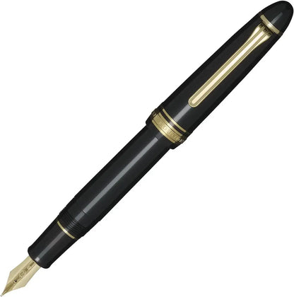Sailor Profit Casual L Basis Gold Trim Fountain Pen Japan Fine Nib - Black Bold - 4901680611608