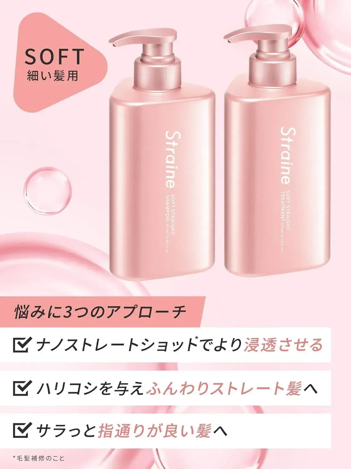 Straine Soft Straight Treatment Refill Berry Blossom Keratin