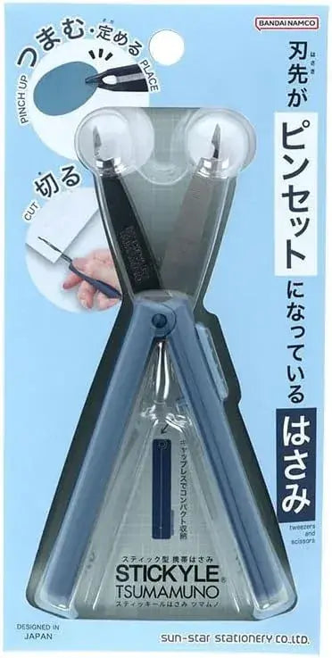 Sun-Star Stationery Sticky Scissors Tweezers Tool - Blue W15xH79xD17mm - 4901770038568