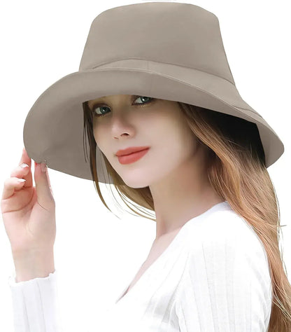 The Classic Tokyo UV Label 100 Percent UV Protection Sun Hat Women - 57cm Classic Beige - 4595557031059