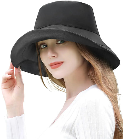 The Classic Tokyo UV Label 100 Percent UV Protection Sun Hat Women - 57cm Charcoal Gray - 4595557031073