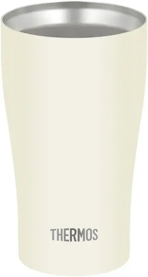 Thermos Vacuum Insulated Tumbler Dishwasher Safe Hot and Cold - Matte White 340ml - 4573603021704
