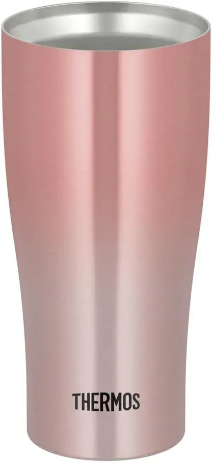 Thermos Vacuum Insulated Tumbler Dishwasher Safe Hot and Cold - Red Gradient 420ml - 4573603021759