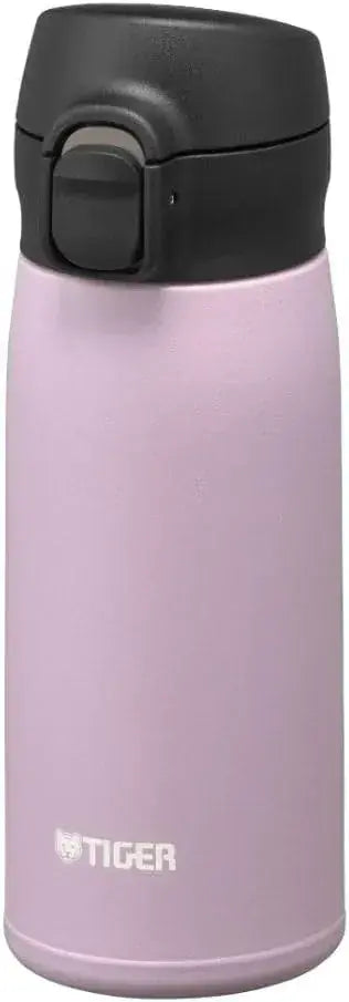 Tiger One Push Stainless Steel Water Bottle - Pink 350ml - 4904710453544