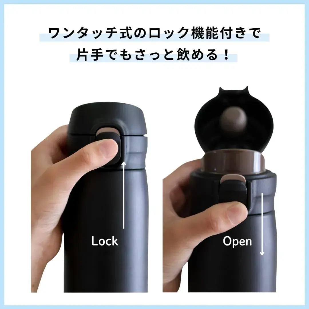 Tiger One Push Stainless Steel Water Bottle