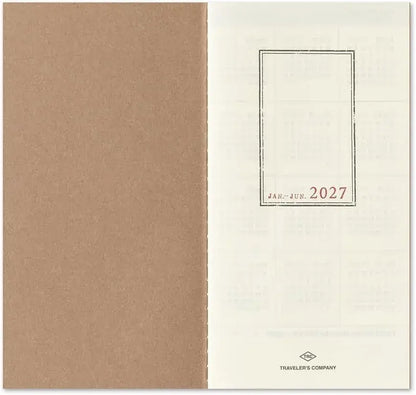 Traveler's Notebook Planner Refill