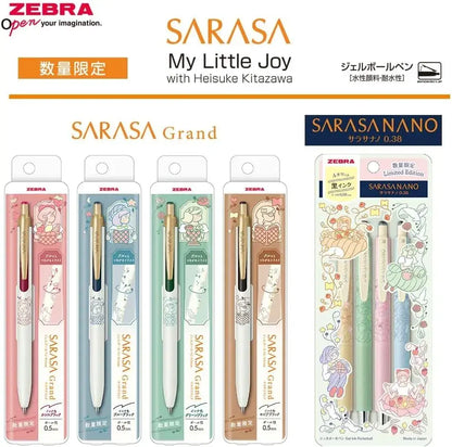 Zebra Pen Sarasa Nano Gel Ink Pen 0.38mm Black 4 Pack