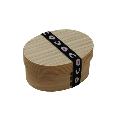 Zhu Zhu Tang Small Cedar Bento Box Unfinished Bamboo Wrap
