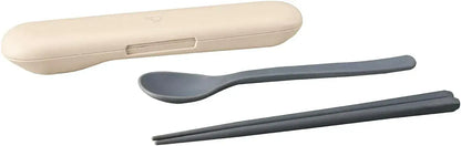 Zojirushi Soup Jar Pouch - Chopsticks & Spoon Set-Beige - 4974305231543