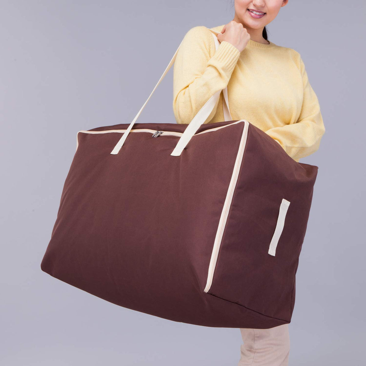 Astro Japan Futon Storage Boston Bag 100L W70Xd35Xh45Cm Moving Laundry Bag 611-43
